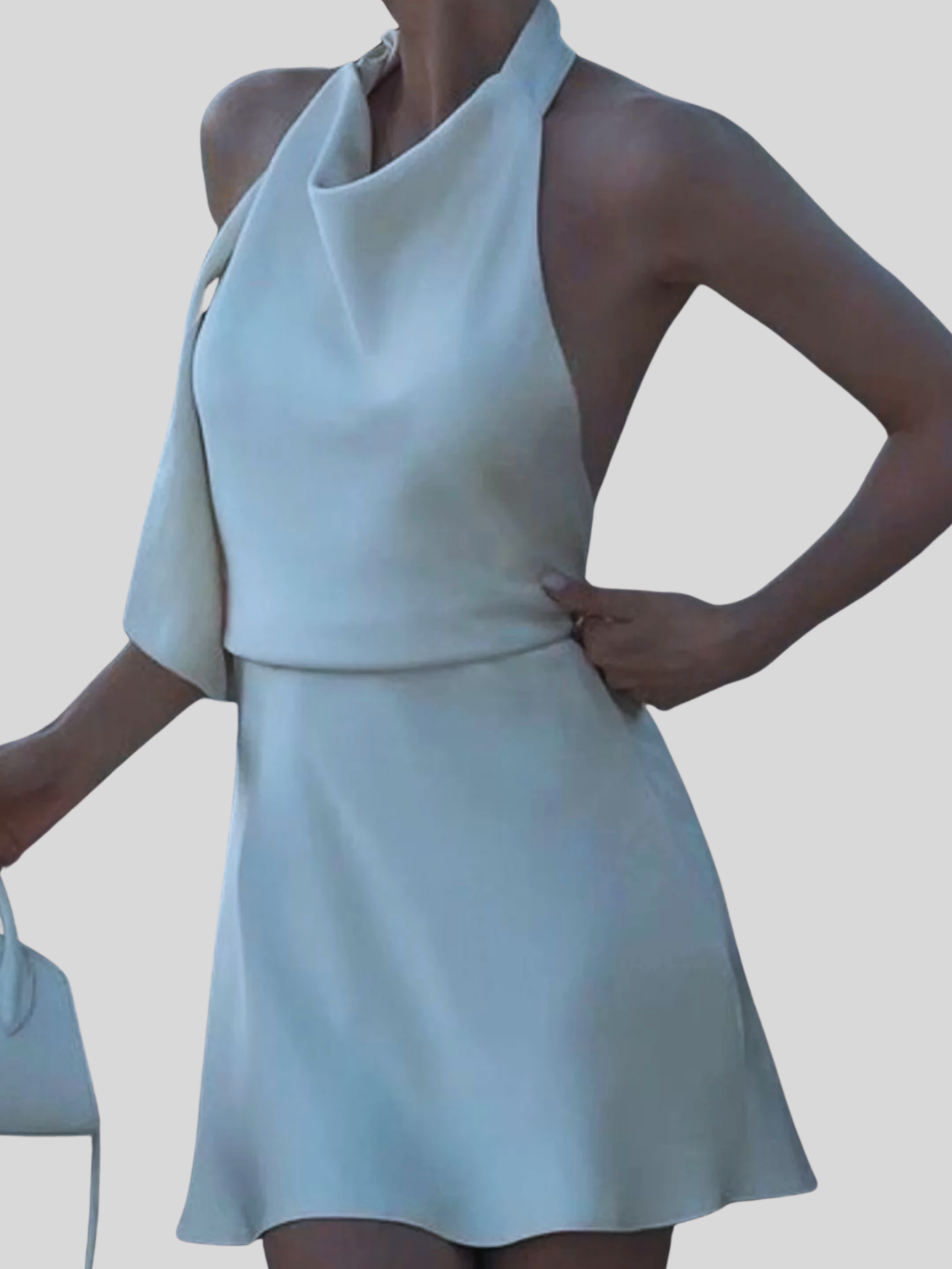 Halter Neck Mini Dress