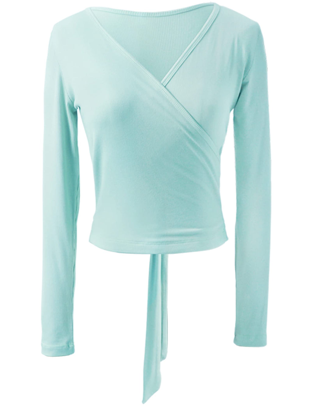 Self Tie Wrap Top with a V Neck Cut That Flatters a Fuller Bust